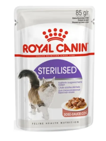 Royal Canin Sterilised пауч для кошек курице в соусе 85 гр