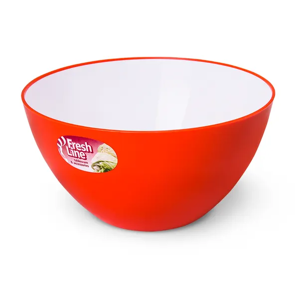 Миска МПл Fresh Line d180 двойн. 1.5л оранж, 1 шт