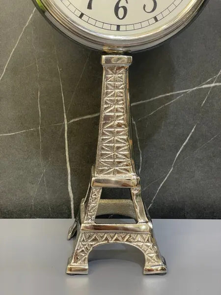 Часы настольные Casaentera CE09-PK-36481 серебро 100х40х180