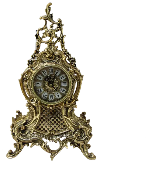 Часы каминные BRONZA "Дон Луи XV", латунь, кварцевые, AA батарейки, цвет бронза