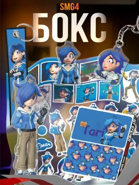Подарочный бокс Tari SMG4 1-я Наклейка