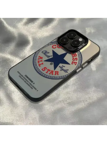 Чехол на IPHONE 16 PRO MAX чёрный конверсе