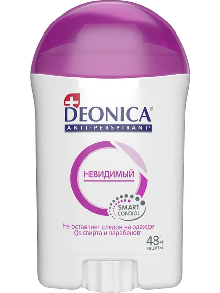 Дезодорант-антиперспирант женский Deonica Невидимый, стик, 40мл