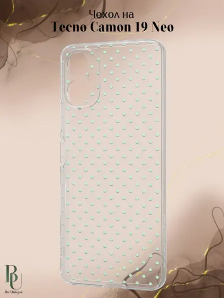 Чехол на Tecno Camon 19 Neo в горошек Be Unique