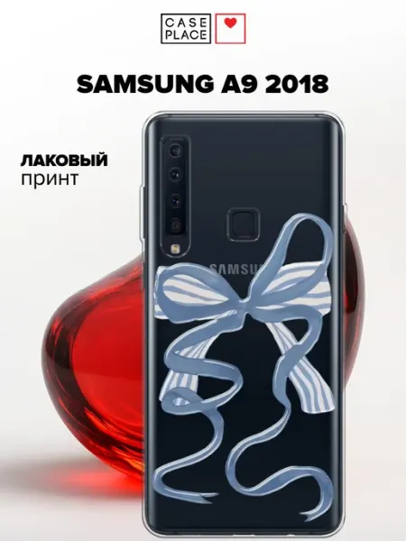 Чехол на Samsung A9 2018 с бантиком Case Place