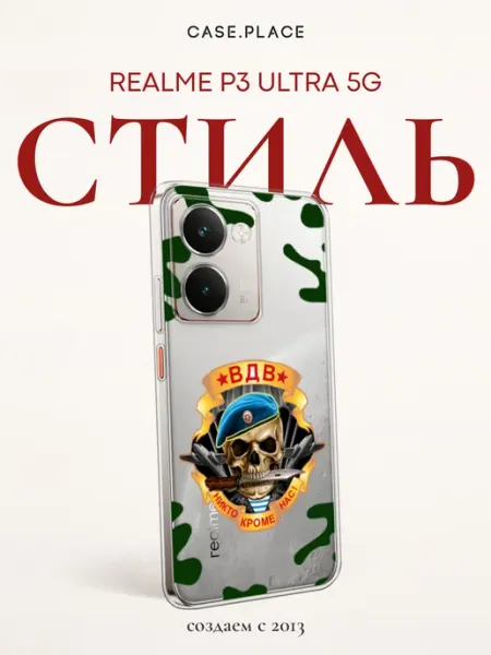 Чехол на P3 Ultra 5G с черепом Realme