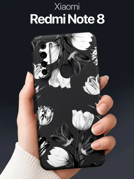 Чехол на Xiaomi Redmi Note 8 с тюльпанами SCDesign