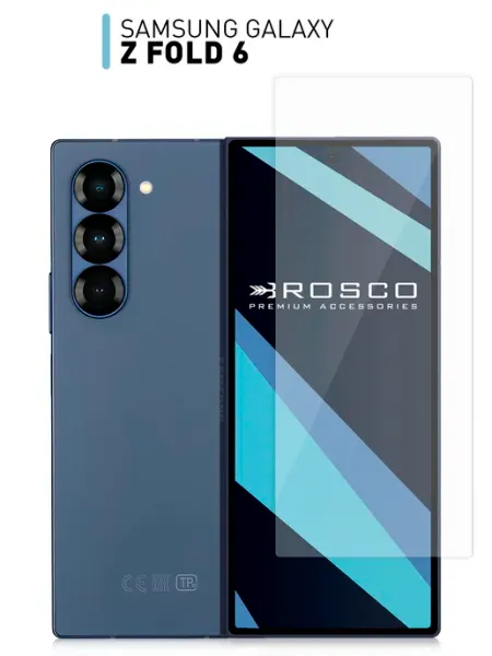 Защитное стекло на Samsung Galaxy Z Fold6 под чехол Rosco