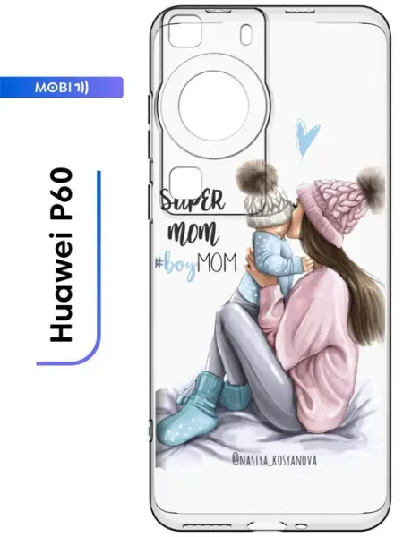 Прозрачный чехол для Huawei P60 Mobi711
