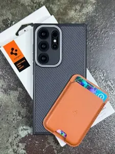 Чехол премиум SPIGEN_2 Carbon для Galaxy S25 Ultra / Противоударный с MagSafe / Опал_03
