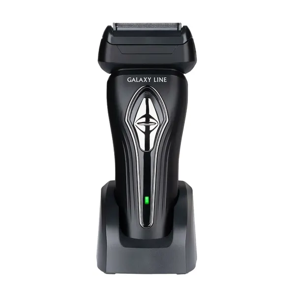 Бритва Galaxy LINE GL 4214 сеточная, черный, аккум, триммер, USB Type-C зарядка
