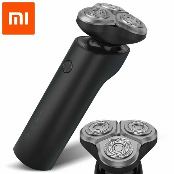 Электробритва роторная Xiaomi Mijia S500, плавающие головки, цвет: черный