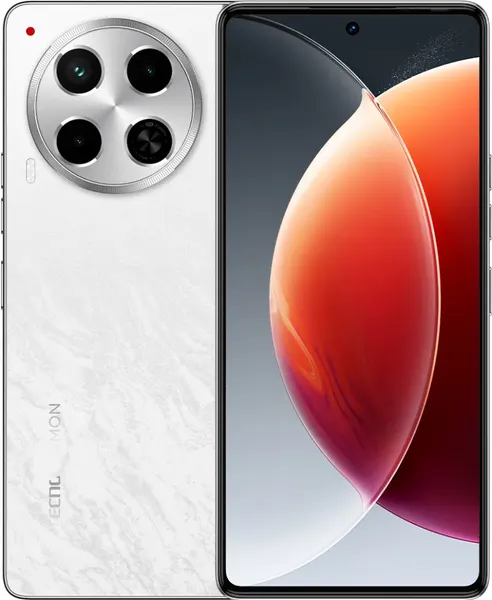 Смартфон TECNO Camon 30 8/256 ГБ Global для РФ, Dual nano SIM, Uyuni Salt White