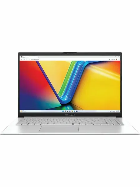 Ноутбук Asus Vivobook Go 15 E1504FA 15.6"FHD; IPS/Ryzen 5 40/16GB/SSD 512GB/Radeon 610M/Win11pro/серебристый
