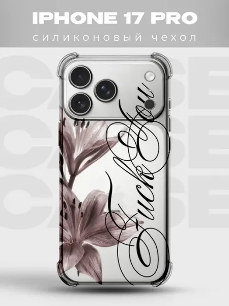 Прозрачный чехол на iPhone 17 Pro Y2K pinterest PRINTberries