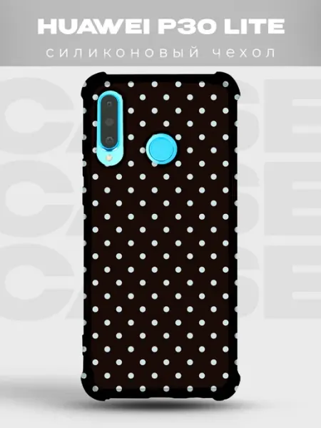 Чехол на Huawei P30 Lite в горошек Polka Dot PRINTberries
