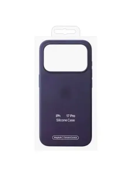 Гибкий силиконовый чехол для iPhone 17 Pro с NFC и логотипом