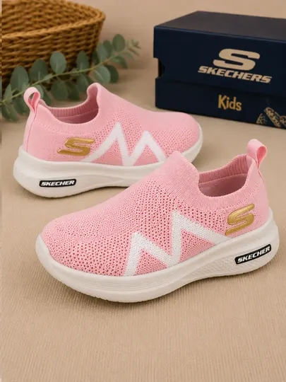 Детские кроссовки-слипоны Skechers для девочек, легкие, размеры 23–27 - Мокасины и слипоны для девочек