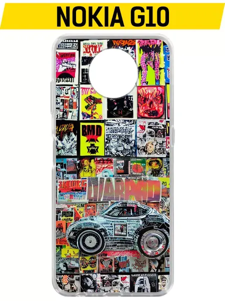 Krutoff Чехол-накладка Clear Case для Nokia G10