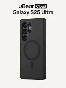 Чехол uBear Cloud Mag Case для Samsung Galaxy S25 Ultra, со встроенным магнитом, силикон