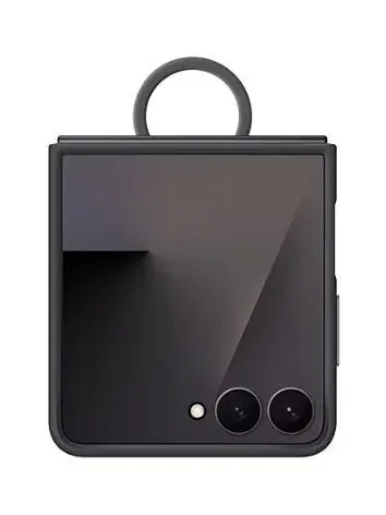 Чехол-накладка Samsung EF-PF766TBEGRU Ring Silicone Case для Galaxy Z Flip7 чёрный