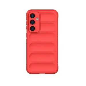 Противоударный чехол Flexible Case для Samsung Galaxy S23 FE (красный)