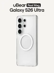 Чехол защитный uBear Real Mag Case для Samsung Galaxy S26 Ultra, со встроенным магнитом, усиленный