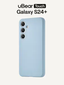 Чехол защитный uBear Touch Mag Case для Samsung Galaxy S24+ со встроенным магнитом голубой