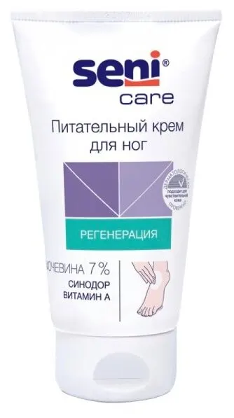 Питательный крем для ног SENI CARE, 100 мл