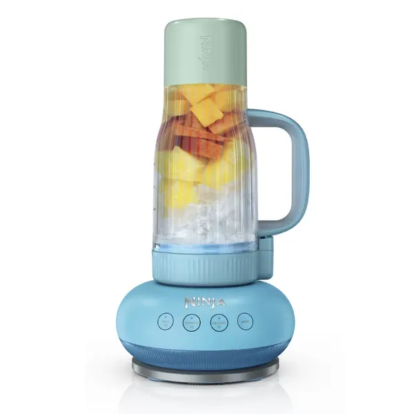 Персональный блендер Ninja BlendBOSS Tumbler Blender DB351EUBL, 1100 Вт, 710 мл, голубой