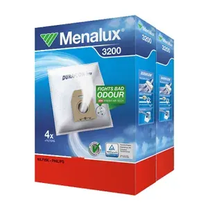 Синтетические мешки для пылесоса PHILIPS OSLO+, VISION HR, HR6938 4 штуки, Menalux 3200
