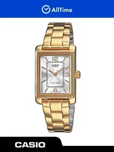 Часы женские Casio Collection Ltp LTP-1234PG-7A / Часы наручные с браслетом маленькие кварцевые парные золотые