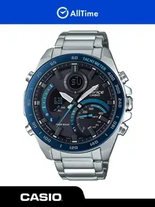 Часы мужские Casio Illuminator ECB-900DB-1BER / Часы наручные водонепроницаемые кварцевые спортивные большие