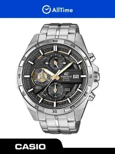 Часы мужские Casio Edifice Efr EFR-556D-1A / Часы наручные водонепроницаемые кварцевые спортивные серебряные