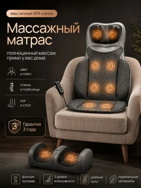 Basis Grand Массажер для спины массажный матрас для всего т