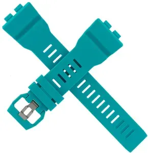 Ремень бирюзовый матовый пластик Casio GBA-800-2A2