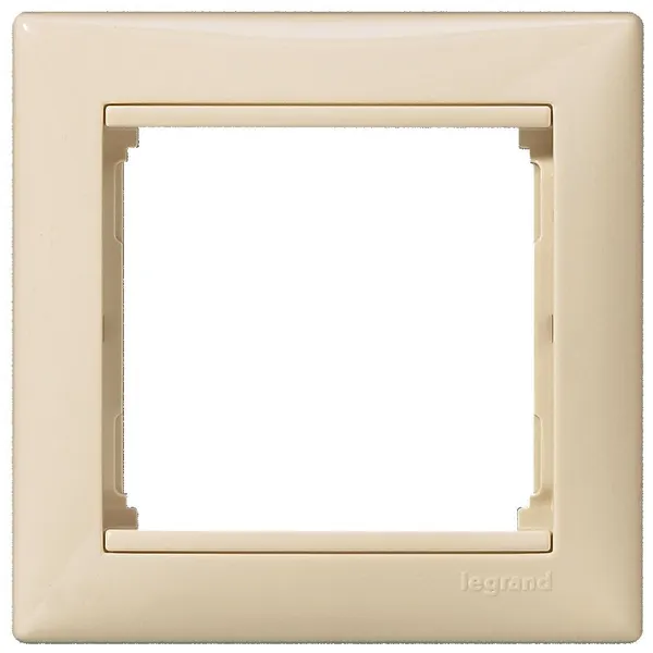 Рамка Legrand Valena, крепление на защелках, IP20, 1 клавиша, цвет слоновая кость 774351