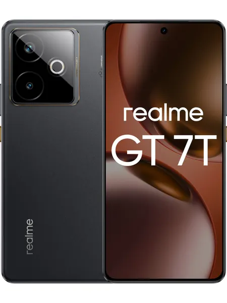 Смартфон Realme GT 7T 12/256 ГБ, Obsidian Black (Черный), Dual nano SIM, RU