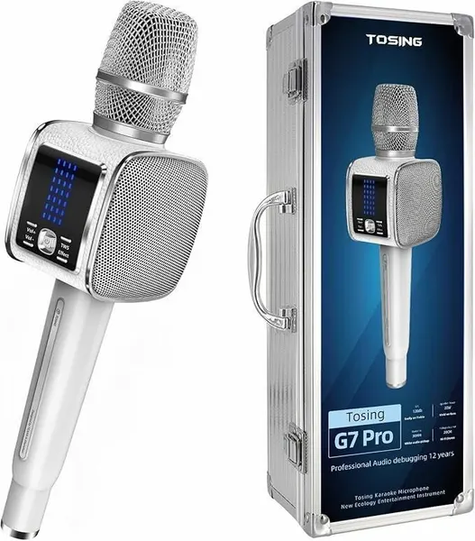 Караоке блютус микрофон категории "Premium" TOSING G7 PRO - мощность 20Вт, DSP, Bluetooth 5.3