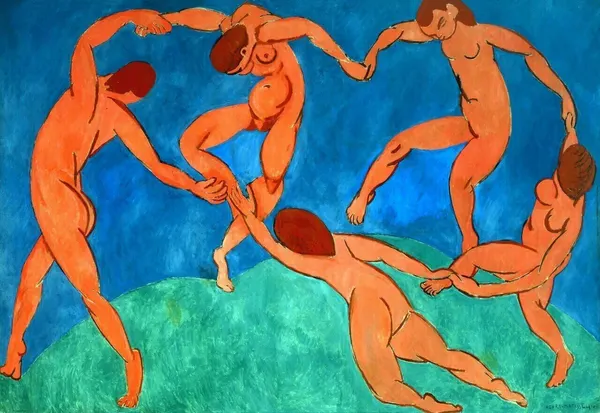 Плакат, постер Matisse. Dance. Матисс. Танец на холсте, размер 21х30см