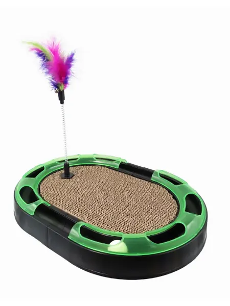 Magic Cat GOODs Игровой центр с когтеточкой, мячиком, игрушкой для кошек