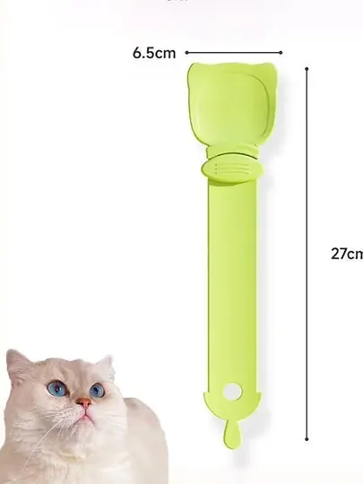 Кормушка для кошек Squeeze Snacks Pet Long Handle Spoon Cat Supplies