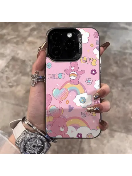Чехол на IPHONE 12 12 PRO чёрный любовь раинбов