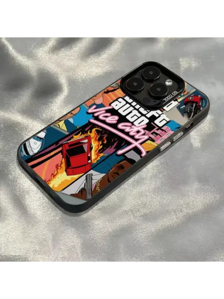 Чехол на IPHONE 13 14 чёрный ауто Вике