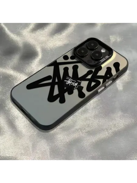 Чехол на IPHONE 13 14 чёрный арт граффити