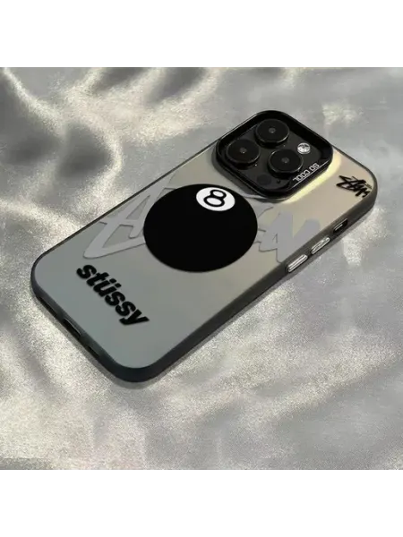 Чехол на IPHONE 13 PRO чёрный Бильярдный стол