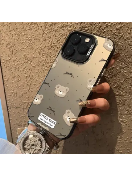 Чехол на IPHONE 13 PRO медвед праздник