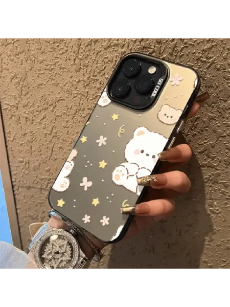 Чехол на IPHONE 15 звёз медвежонок