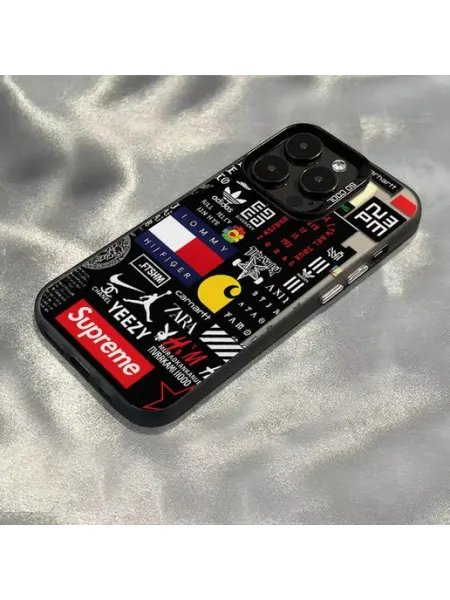 Чехол на IPHONE 16 PRO чёрный карартт Суприм