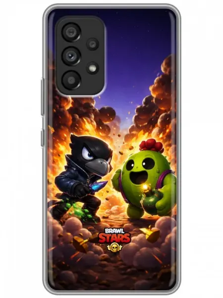 Чехол на Samsung Galaxy A53 5G Brawl Stars Бровл Старс 360skin